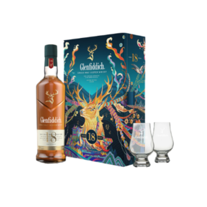 GLENFIDDICH 18YR PACKAGE WITH GLASS