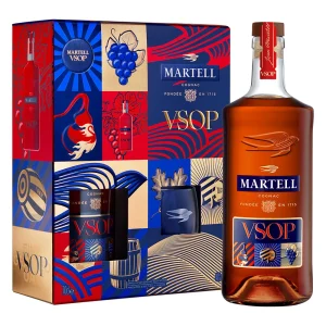MARTELL VSOP 700ML FY24 LIMITED EDITION GIFTSET WITH 2 TUMBLER GLASSES