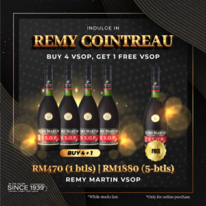 REMY MARTIN VSOP (BUY 4 FREE 1)