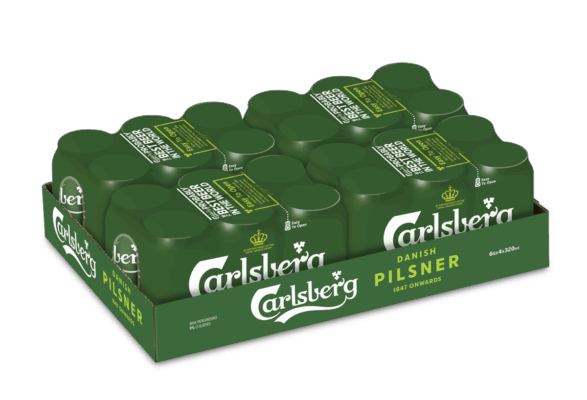 CARLSBERG Danish Pilsner Beer Can (320ml x 24)